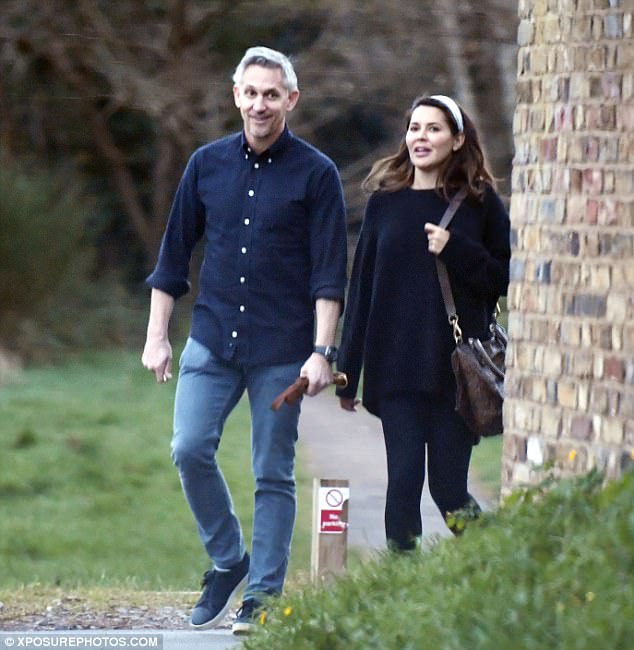 Best of friends: Danielle Bux, who is expecting a baby with her American boyfriend Nate Greenwald, was spotted on a leisurely outing with her former spouse last week, looking like the world's friendliest exes