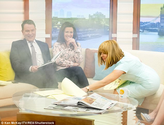 Oops! However, they were seen laughing as the aforementioned smoke began to fill the studio