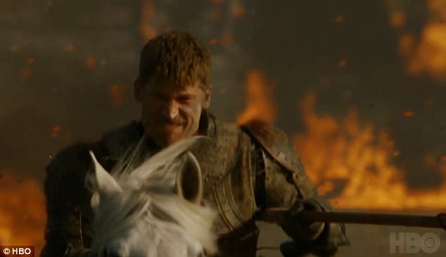 Oh captain: The force is led by Jaime Lannister, who too looks impressive charging on horseback, spear in hand, across a flame-scorched battlefield