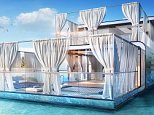 Floating paradise: Anyone with a spare few million can now invest in a floating villa set to anchor off the coast of Dubai