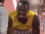  Usain Bolt pulled up injured in the 4x100m relay - his final major track race - as Great Britain stormed to victory in a spectacular final