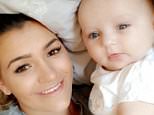 Beau Marr (pictured with her five-month-old daughter Bonnie) was forced out of her flat by an invasion of maggots and flies