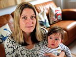 Veronika Valentova, 35, from Bristol, with her daughter Isabella, 1, believes that she caught Lyme disease from a tick bite while on holiday in the Czech Republic