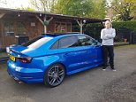Shocked Sean Beckerleg, 30, from Buckinghamshire, thought using the drop off service would mean his five-month-old blue Audi S3 would be safe and sound while he sunned himself for a week in Portugal