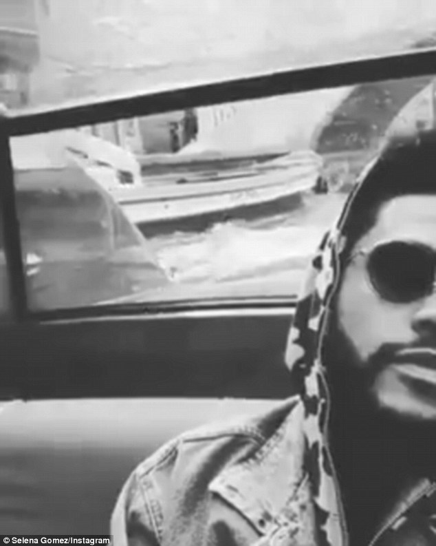 He's mine! Selena Gomez posted an Instagram clip of her new beau The Weeknd on Monday