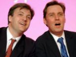 While Milburn complains today about lack of progress in social mobility, he has always made sure that his tenure as social mobility tsar has not prevented his own march up the financial ladder (pictured alongside Ed Balls)