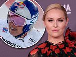 Lindsey Vonn finished a World Cup super-G race in extreme pain on Saturday (pictured) and was treated by race doctors for an apparent back injury