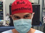Dr Rob Hackett (pictured), a Sydney based anaesthetist, decided to write his name and profession on his scrub cap to avoid mix-ups in the operating theatre