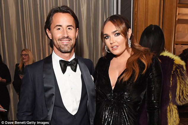 Date night! Whilst she was joined by her dapper husband Jay, the pair took a rare break from being with their adorable daughter Sophia to attend the event