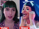 Timothy Heller (right) alleges to DailyMailTV that her former best friend, The Voice star, Melanie Martinez (left) raped her with a sex toy 