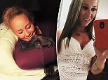 Bethany Lynn Stephens (pictured with one of her killer dogs) was found dead in a 'grisly' scene on Thursday night, two days after she was last seen heading out to walk her dogs in the woods near her Goochland, Virginia home 