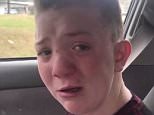 Middle-schooler Keaton Jones (pictured) was recorded in a video revealing his torment from being bullied at school went viral over the weekend