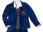 One of AC/DC guitarist Angus Young's mid 1970s school uniforms at the Australian Music Vault