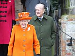 HM Queen Elizabeth II at St. Mary Magdalene Church on her Sandringham estate in Norfolk, for the Christmas Day service