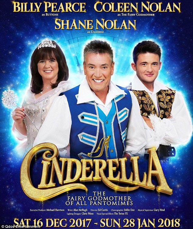 Cinder-ellava lot of cash! Coleen Nolan, Julian Clary and Elaine Paige come out on top as panto's highest earners this Christmas... banking around £200k for six weeks' work