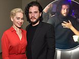 Friends: The 31-year-old Game of Thrones co-stars wore contrasting red and black ensembles just one day after he was videotaped arguing with bouncers before being kicked out of a bar in New York