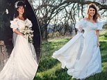 Shelby Sander, who is engaged to be married, used her mom's wedding dress in a surprise photo shoot for her dad