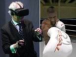 Sportsmail's boxing correspondent Jeff Powell gets in the ring with Anthony Joshua