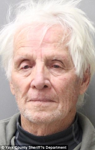 Patrick Jiron (above), 80, and his 83-year-old wife Barbara Jiron were arrested on Tuesday in York, Nebraska with 60 pounds of marijuana
