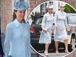 Pippa Middleton arriving for the christening of Prince Louis, the youngest son of the Duke and Duchess of Cambridge at the Chapel Royal, St James's Palace, London. PRESS ASSOCIATION Photo. Picture date: Monday July 9, 2018. See PA story ROYAL Christening. Photo credit should read: Dominic Lipinski/PA Wire