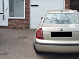 The driver was slapped with a fine by West Midlands Police after their car was abandoned on a driveway in Moseley 