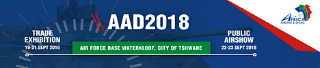 AAD 2018 Aerospace and Defence Exhibition in Air Force Base Waterkloof, Pretoria, South Africa