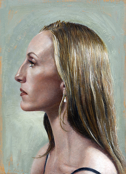 Kevin Frank, Wendy Whelan, 2000-07, encaustic on panel, 14 x11 inches