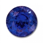 Blue Sapphire (Synthetic) Round Facet - 4mm