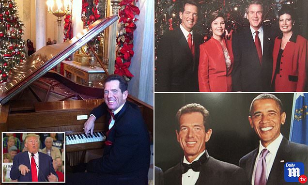 Pianist David Osborne who has played for presidents at Christmas has been shunned by Trump