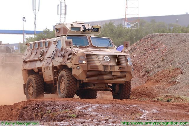 MBombe 4 Paramount Group MRAP live demonstration AAD 2016 defense exhibition South Africa 001