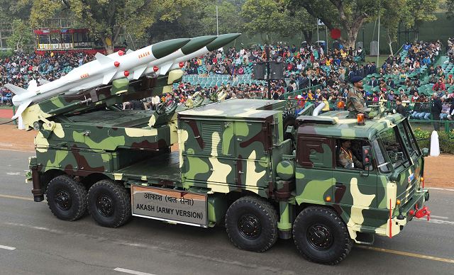 Akash air defense missile system will replace obsolete air defense weapons in Indian Army 640 001