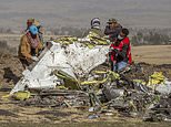 FILE - In this March 11, 2019, file photo, rescuers work at the scene of an Ethiopian Airlines flight crash near Bishoftu, Ethiopia. A published report says pilots of an Ethiopian airliner that crashed followed Boeing¿s emergency steps for dealing with a sudden nose-down turn but couldn¿t regain control. (AP Photo/Mulugeta Ayene, File)