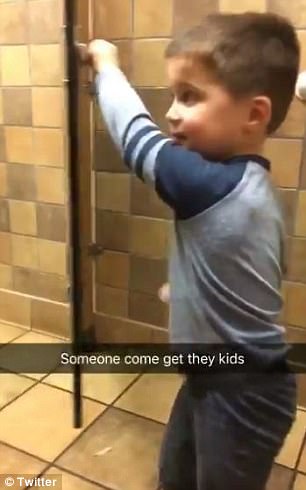 'Can you just shut the door behind you?' he asked the kid, who responded: 'You just got to lock it'