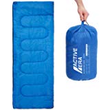 Premium Lightweight Single Sleeping Bag – Warm and Water Resistant, Perfect for Indoor Use or Outdoor Camping, Hiking, Fishing & Travelling