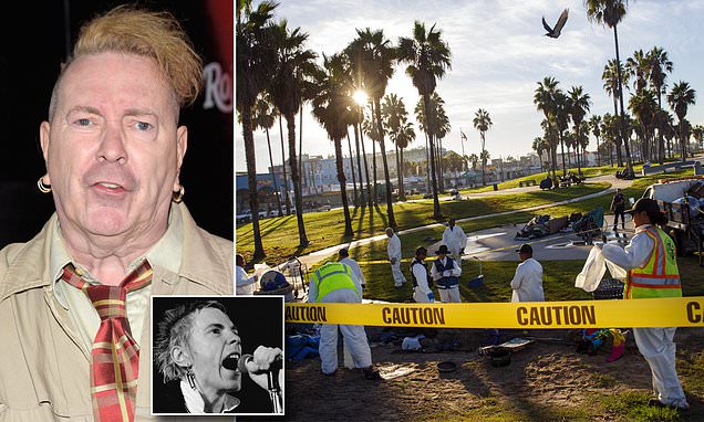 Sex Pistols' Johnny Rotten complains about homeless crisis in LA neighborhood