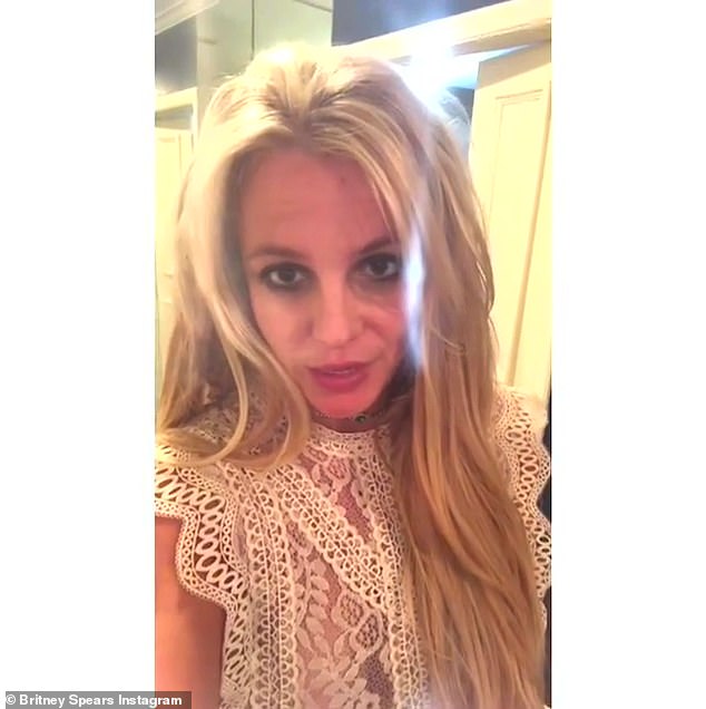 Britney tried to reassure her fans that all is well earlier this month with a video post - but her followers weren't convinced