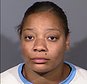 This undated Clark County Detention Center booking photo shows Cadesha Michelle Bishop of Las Vegas. On Monday, May 6, 2019, Bishop, 25, was arrested on a murder charge in the death of 74-year-old Serge Fournier. Authorities say he was fatally injured in a fall to a sidewalk when Bishop shoved him and his walker off a public transit bus on March 21, 2019. The Clark County coroner ruled Fournier's April 23, 2019 death a homicide resulting from his injuries. (Clark County Detention Center via AP)
