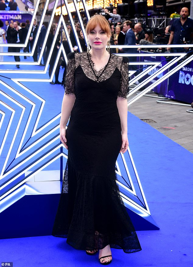 There she is! Bryce Dallas Howard, 38, looked sensational as she attended the UK premiere of Rocketman premiere in Leicester Square, London on Monday