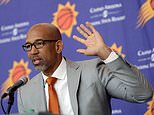 Phoenix Suns new NBA basketball head coach Monty Williams speaks at a news conference, Tuesday, May 21, 2019, in Phoenix. (AP Photo/Matt York)