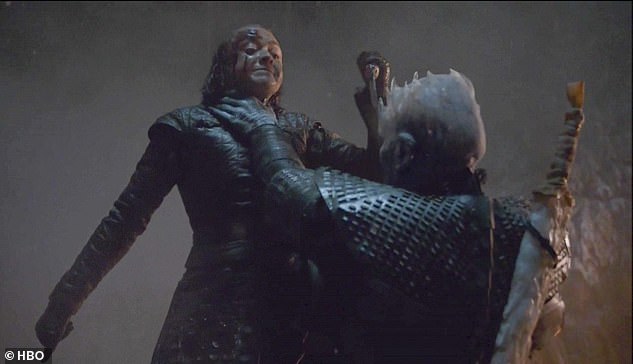 2: The Night King being killed by Arya Stark
