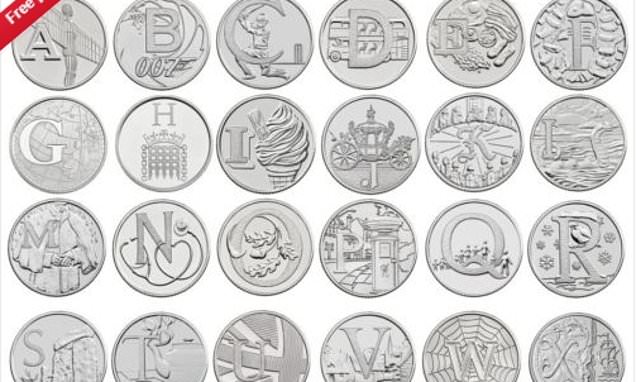 What are the 26 Great British A-Z 10p coins worth?