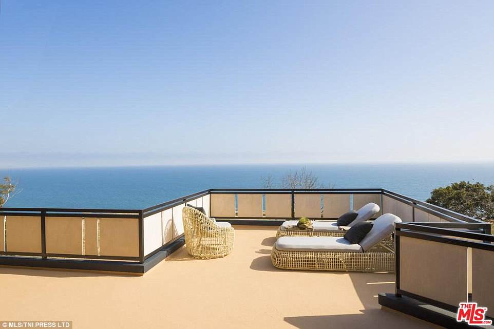 Views for days: The calming sea views are something to marvel at from this beautiful sun deck