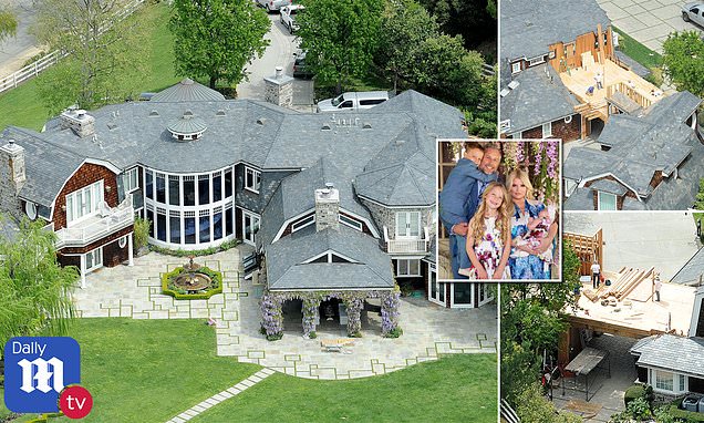 New aerial photos show Jessica Simpson and Eric Johnson expanding their Hidden Hills