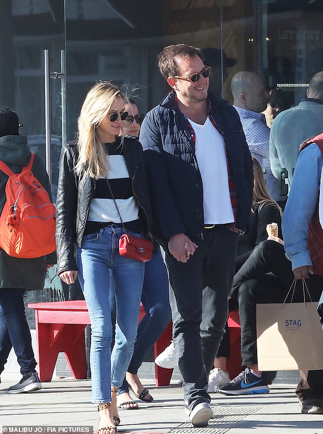 New love interest: Will Arnett is pictured out  in March enjoying the company of Alessandra Brawn