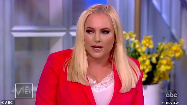 Meghan McCain had another blow up when cameras weren't rolling on the set of The View Tuesday, a source tells DailyMailTV