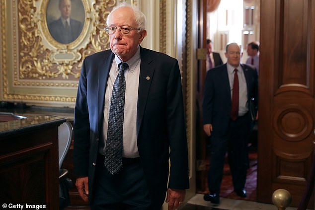 The president called Bernie Sanders 'crazy' and said that while he is more energetic than Biden, his verve would result in massive job losses in the energy sector