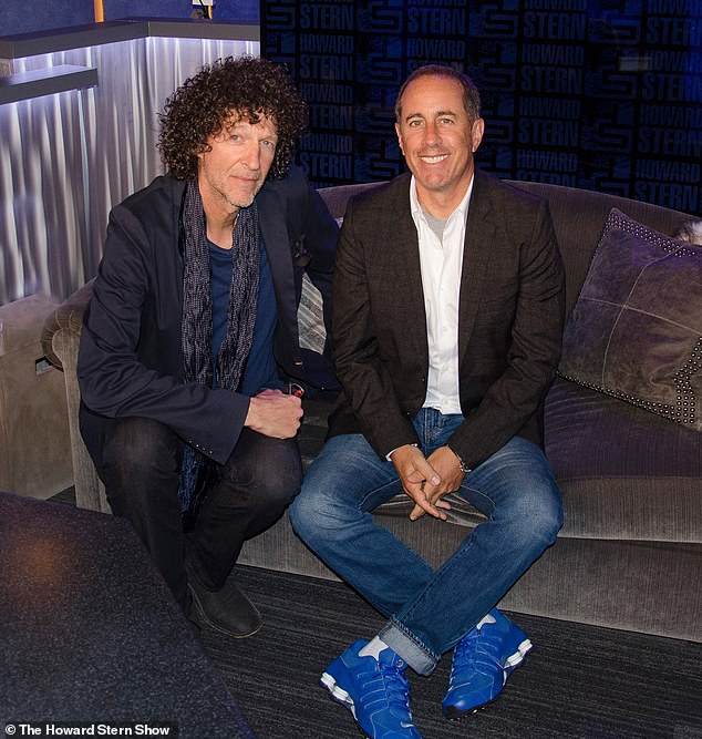 Jerry Seinfeld told Stern on his show that he's always thinking of jokes, even while with his wife, saying: 'I'm not authentically with her. I'm looking for a joke'