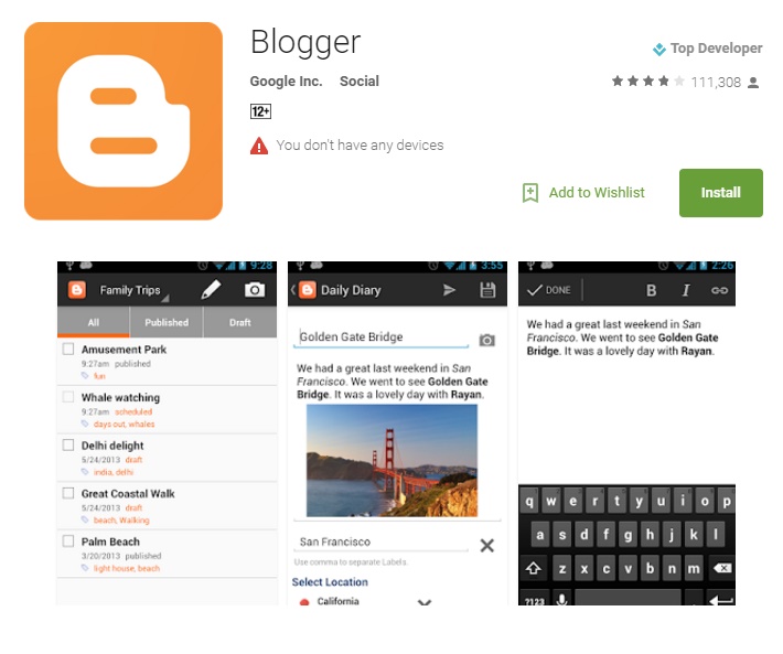 blogger-app