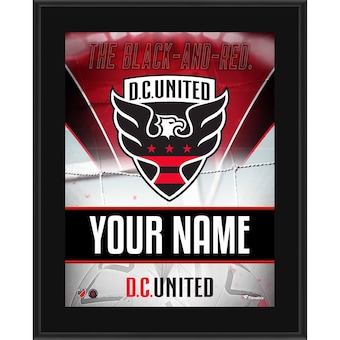 D.C. United Fanatics Authentic 10.5" x 13" Personalized Sublimated Team Logo Plaque