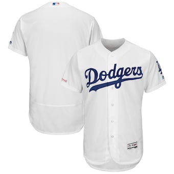 Los Angeles Dodgers Majestic Home Flex Base Authentic Collection Team Jersey - White